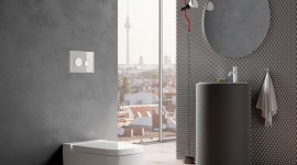 Beton, czerń, technologia – urządzamy łazienkę w stylu soft loft