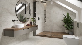 Mała łazienka w wielkim stylu