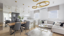 Minimalizm z nowoczesnym twistem. Eleganckie mieszkanie dla pary